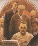 Grant Wood Return from Bohemia Norge oil painting reproduction